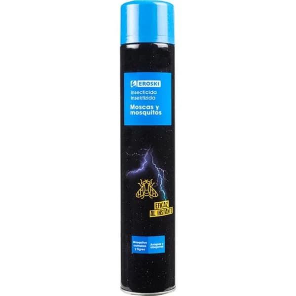 Insecticida volador EROSKI, spray 750 ml - 0.75 l - Imagen del producto en Findit