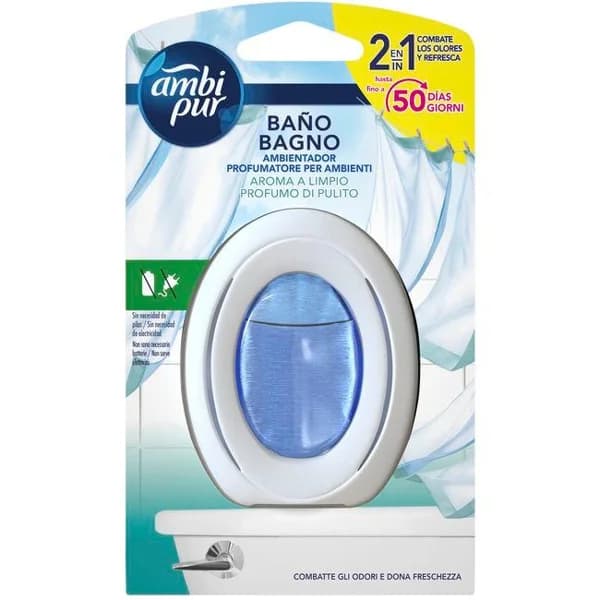 Limpiador baño AMBIPUR, pack 1 ud - 1 ud - Imagen del producto en Findit