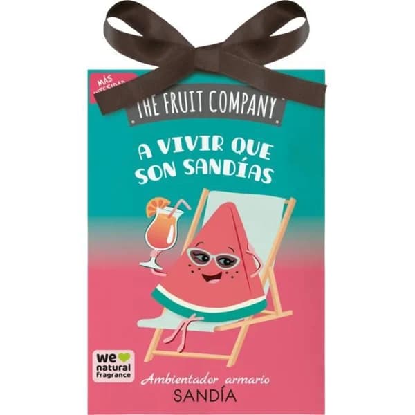Ambientador armario de sandía THE FRUIT COMPANY, pack 1 ud - 1 ud - Imagen del producto en Findit