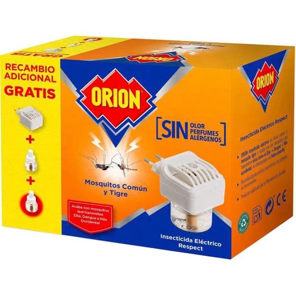 Insecticida eléctrico ORION, aparato + recambio - 1 ud - Imagen del producto en Findit