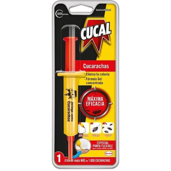 Jeringa contra cucarachas CUCAL, pack 1 ud. - 1 ud - Imagen del producto en Findit
