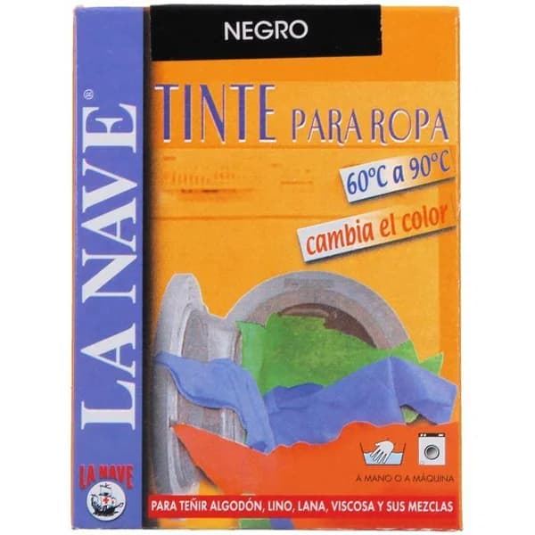 Tinte ropa negro LA NAVE, sobre, pack 2x20 g - 0.04 kg - Imagen del producto en Findit