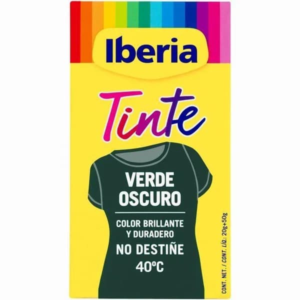 Tinte ropa verde oscuro IBERIA, caja 1 ud. - 1 ud - Imagen del producto en Findit