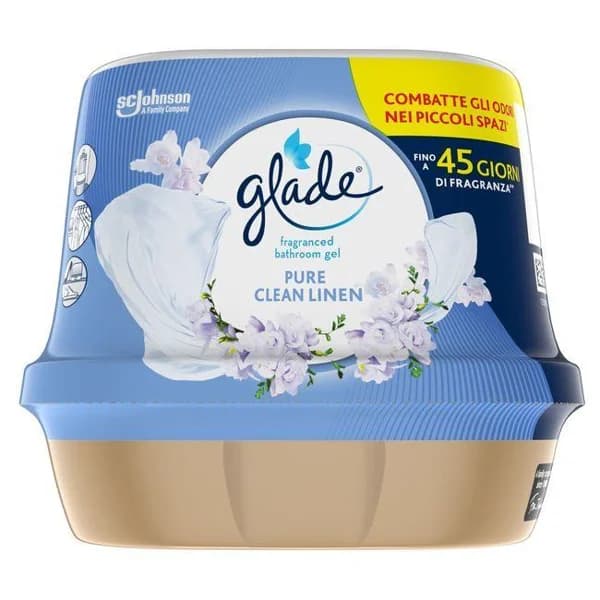 Ambientador gel de baño frescor de ropa GLADE, 180 g - 1 ud - Imagen del producto en Findit