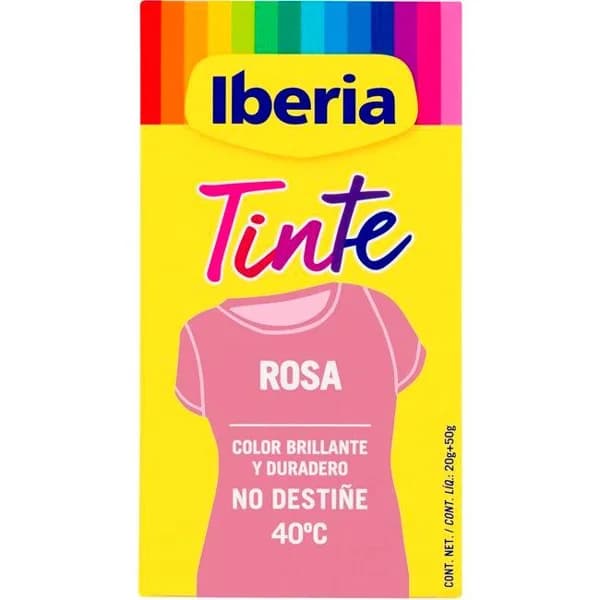 Tinte ropa rosa IBERIA, caja 1 ud. - 1 ud - Imagen del producto en Findit
