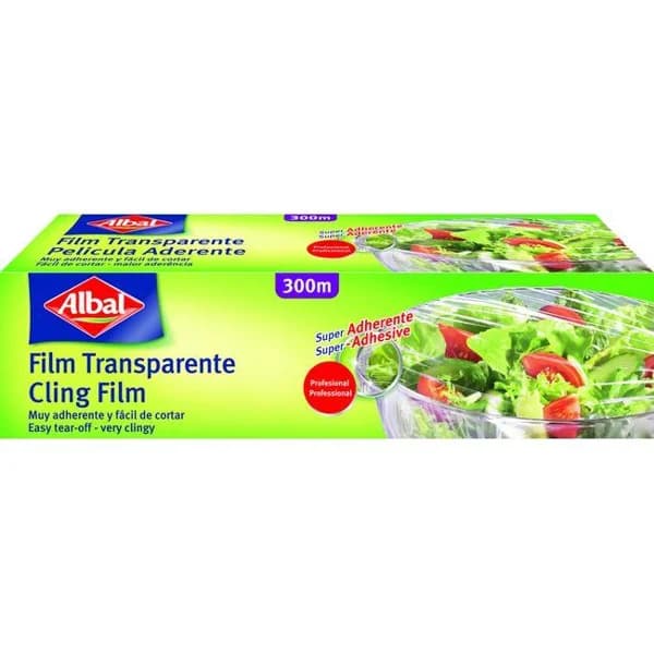 Film adherente ALBAL, rollo 300 metros - 300 ud - Imagen del producto en Findit