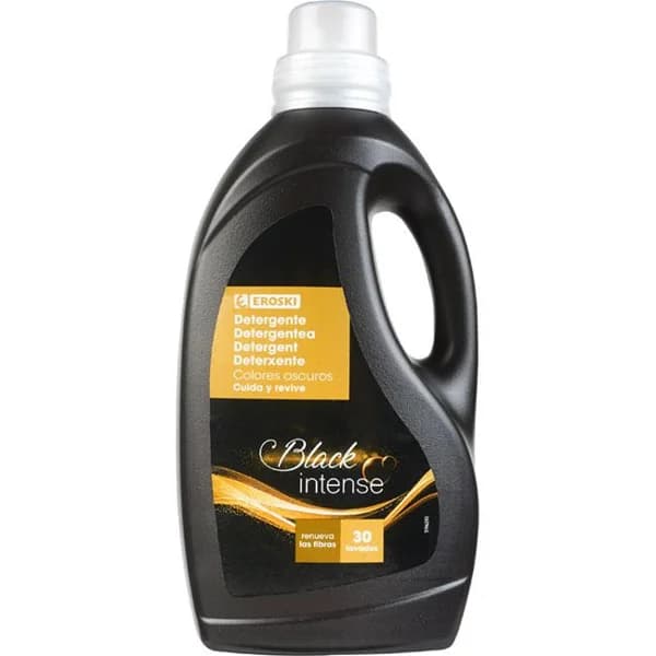 Detergente líquido ropa oscura EROSKI, garrafa 30 dosis - 30 ud - Imagen del producto en Findit