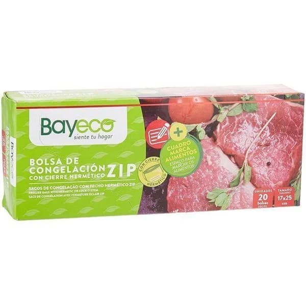 Bolsa zip pequeña BAYECO, caja 20 uds - 20 ud - Imagen del producto en Findit