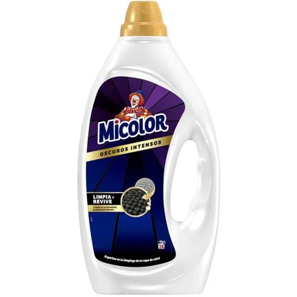 Detergente Gel MICOLOR BLACK, garrafa  28 dosis - 28 ud - Imagen del producto en Findit