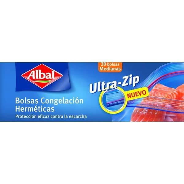 Bolsa Ziploc 1 litro ALBAL, caja 20 uds - 20 ud - Imagen del producto en Findit