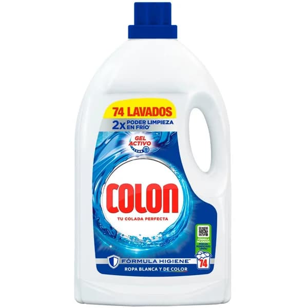 Detergente gel COLON, botella 74 dosis - 74 ud - Imagen del producto en Findit