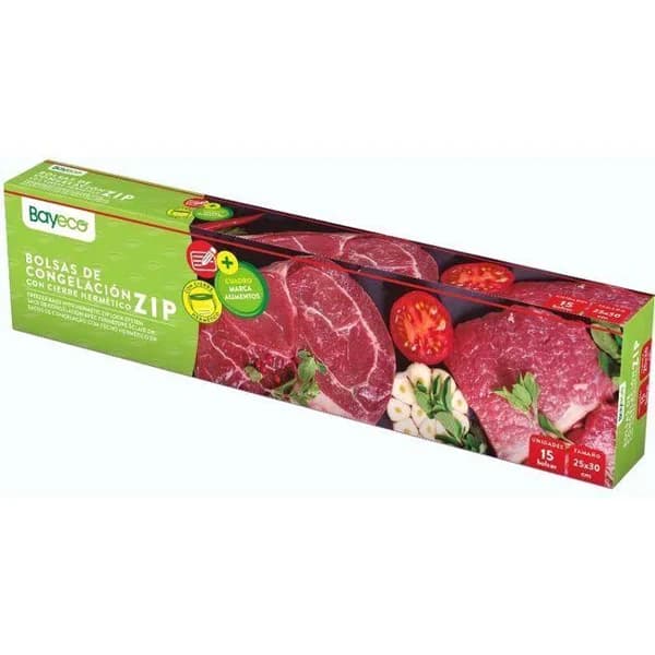 Bolsas zip mediana BAYECO, caja 15 uds - 15 ud - Imagen del producto en Findit