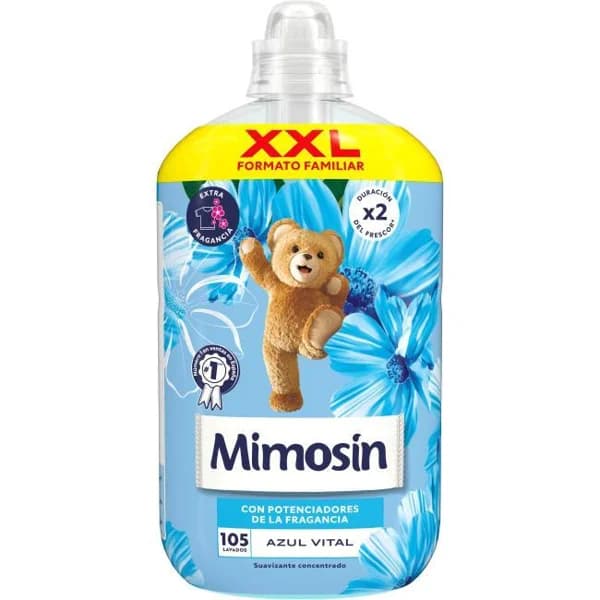 Suavizante azul vital MIMOSÍN, botella 105 dosis - 105 ud - Imagen del producto en Findit
