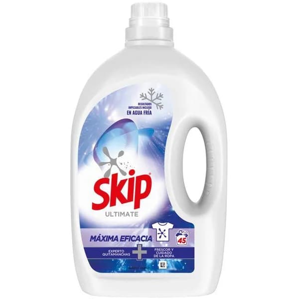 Detergente líquido máxima eficacia SKIP, garrafa 45 dosis - 45 ud - Imagen del producto en Findit