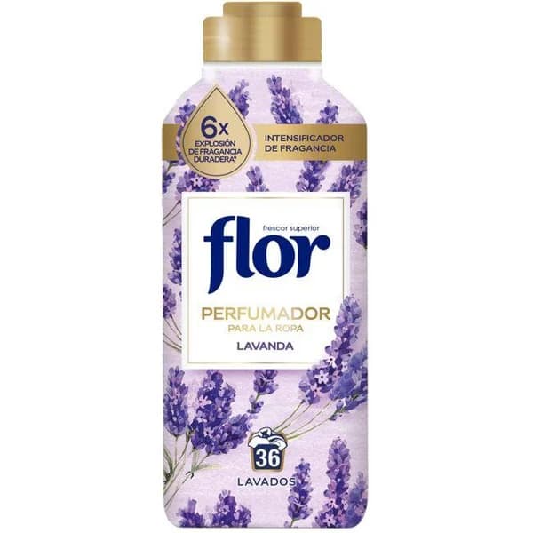 Perfumador líquido lavanda FLOR, botella 36 dosis - 36 ud - Imagen del producto en Findit