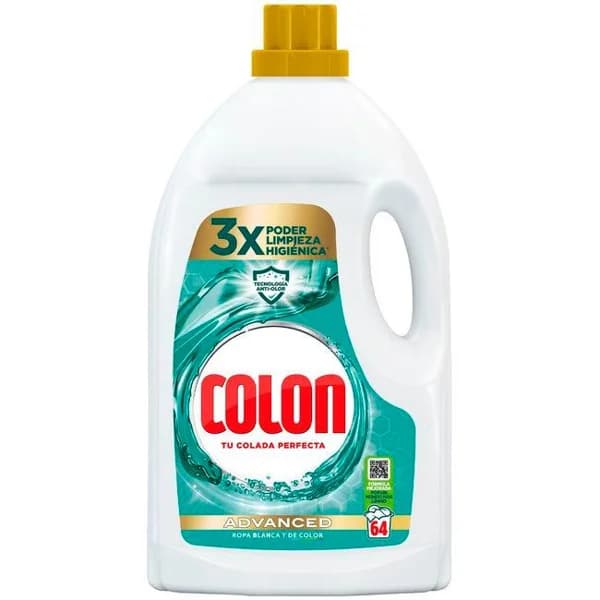 Detergente en gel higiene COLON Advanced, garrafa 64 dosis - 1 ud - Imagen del producto en Findit