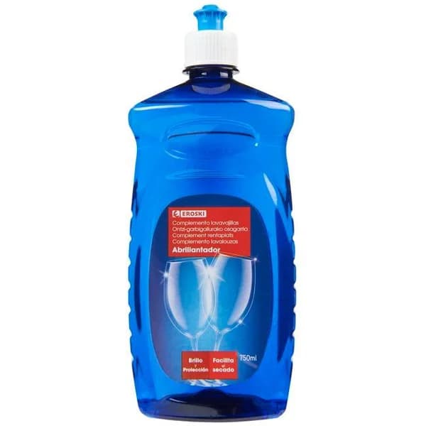Lavavajillas abrillantador EROSKI, botella 750 ml - 1 ud - Imagen del producto en Findit