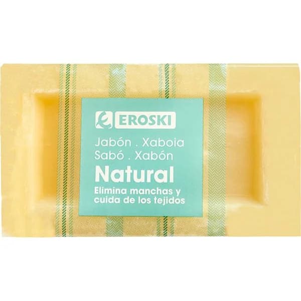 Jabón común EROSKI, pastilla 240 g - 0.24 kg - Imagen del producto en Findit