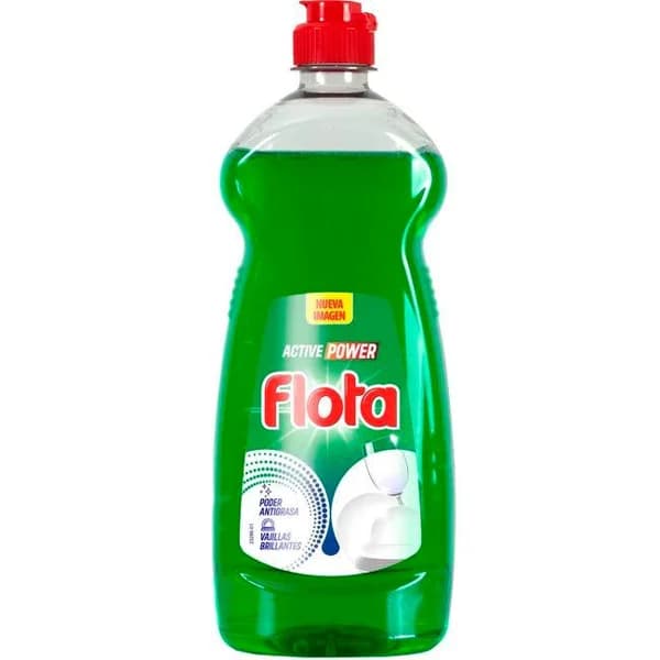 Lavavajillas a mano active FLOTA, botella 750 ml - 0.75 l - Imagen del producto en Findit