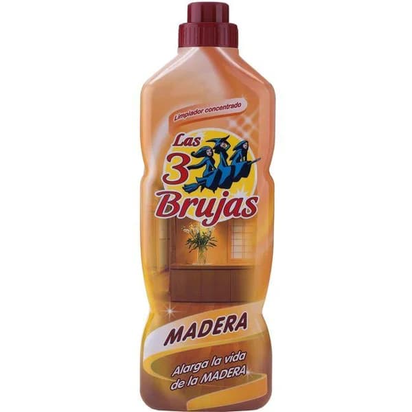 Limpiador concentrado para madera LAS 3 BRUJAS, botella 1 litro - 1 l - Imagen del producto en Findit