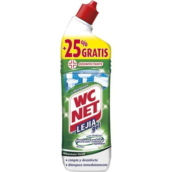 Lejía gel mountain fresh WC NET, botella 750 ml - 0.75 l - Imagen del producto en Findit