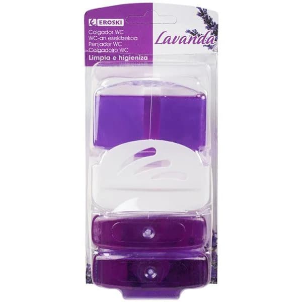Limpiador wc líquido lavanda EROSKI, aparato + 3 recambios - 1 ud - Imagen del producto en Findit