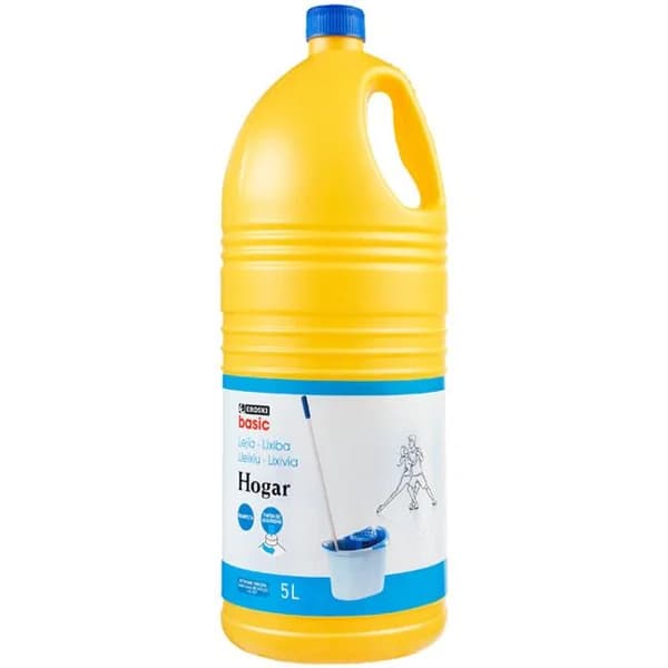 Lejía hogar EROSKI BASIC, garrafa 5 litros - 5 l - Imagen del producto en Findit