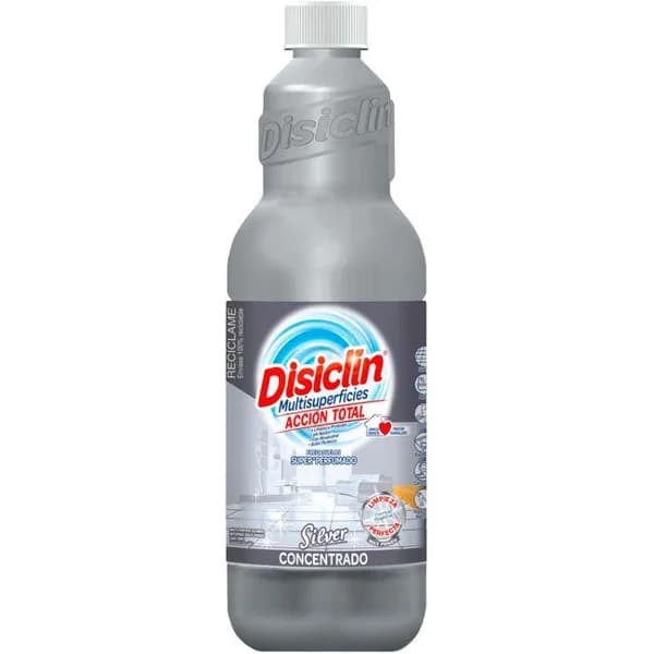 Limpiador super perfumado silver DISICLIN, botella 1 litro - 1 l - Imagen del producto en Findit