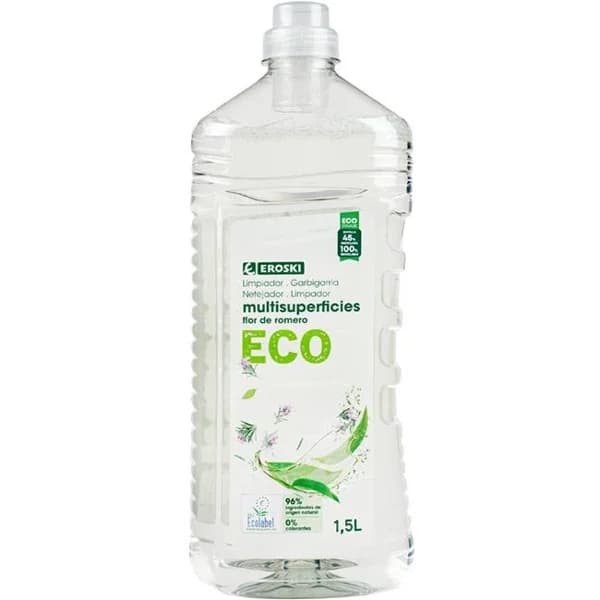 Limpiador multisuperficies eco EROSKI, botella 1,5 litros - 1.5 l - Imagen del producto en Findit