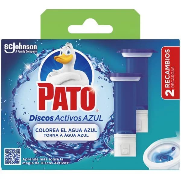 Discos agua azul recambio duplo PATO, pack 2 uds - 2 ud - Imagen del producto en Findit