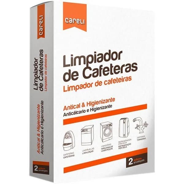 Limpiador cafeteras CARELI, sobre, pack 2x100 ml - 0.2 l - Imagen del producto en Findit