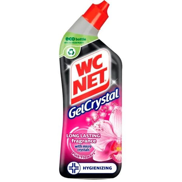 Gel Crystal Pink Flower WC NET, botella 750 ml - 0.75 l - Imagen del producto en Findit
