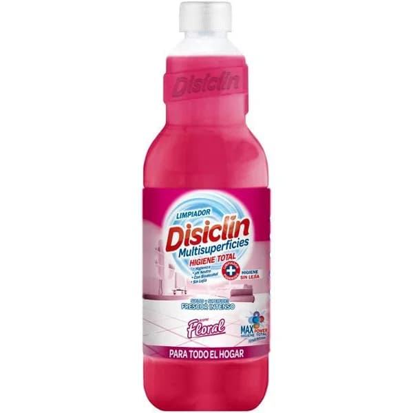 Limpiador higienizante floral max DISICLIN, botella 1 litro - 1 l - Imagen del producto en Findit