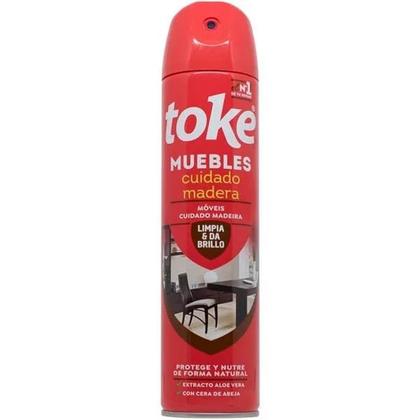 Limpiador para muebles de madera TOKE, spray 520 ml - 1 ud - Imagen del producto en Findit
