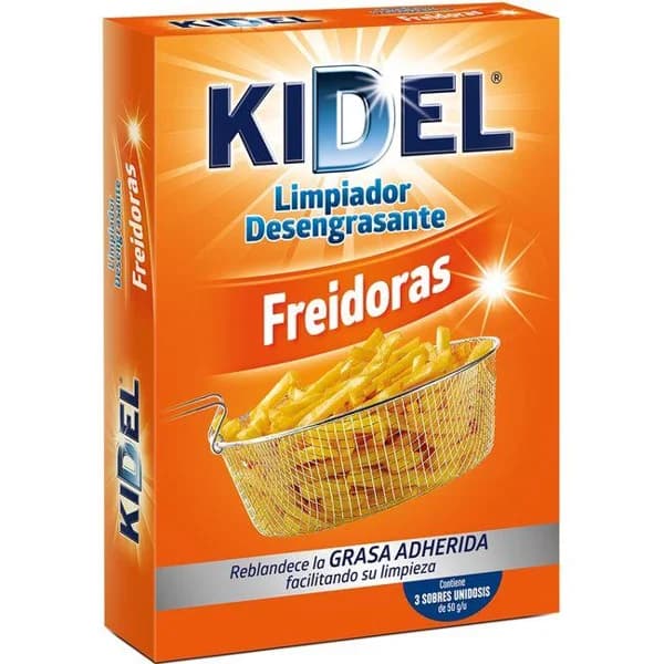 Desengrasante freidoras KIDEL, caja 3 uds - 3 ud - Imagen del producto en Findit