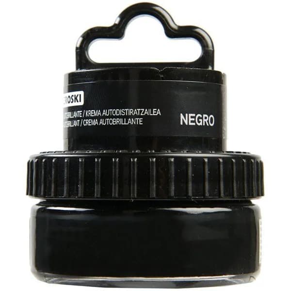 Crema negra para calzado EROSKI, tarro aplicador 1 ud - 1 ud - Imagen del producto en Findit