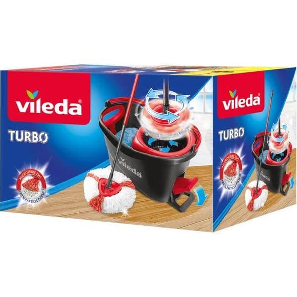 Set fregona Easy Wring&Clean Turbo VILEDA, pack 1 ud - 1 ud - Imagen del producto en Findit
