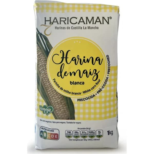 Harina de Maíz Precocida - 1 kg - Imagen del producto en Findit