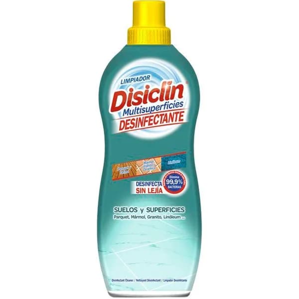 Limpiador desinfectante multiusos DISICLIN, botella 1 litro - 1 ud - Imagen del producto en Findit