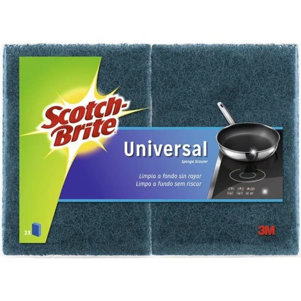 Estropajo azul no raya SCOTCH-BRITE, pack 3 uds - 3 ud - Imagen del producto en Findit