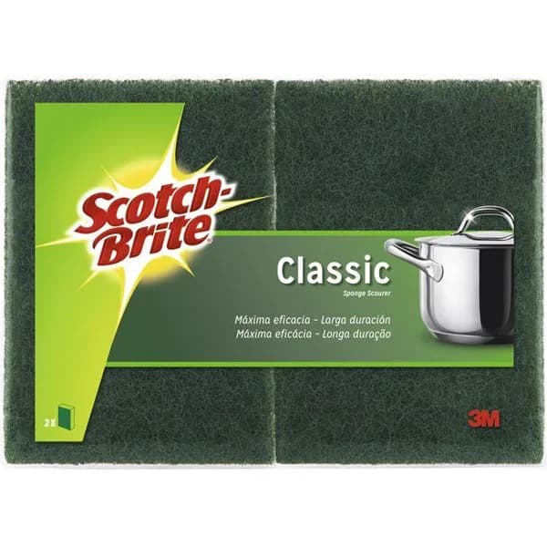 Estropajo verde SCOTCH-BRITE, pack 3 uds - 3 ud - Imagen del producto en Findit