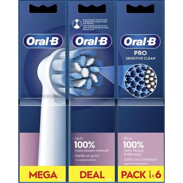 Recambio cepillo eléctrico Sensitive ORAL-B, 6 uds - 6 ud - Imagen del producto en Findit