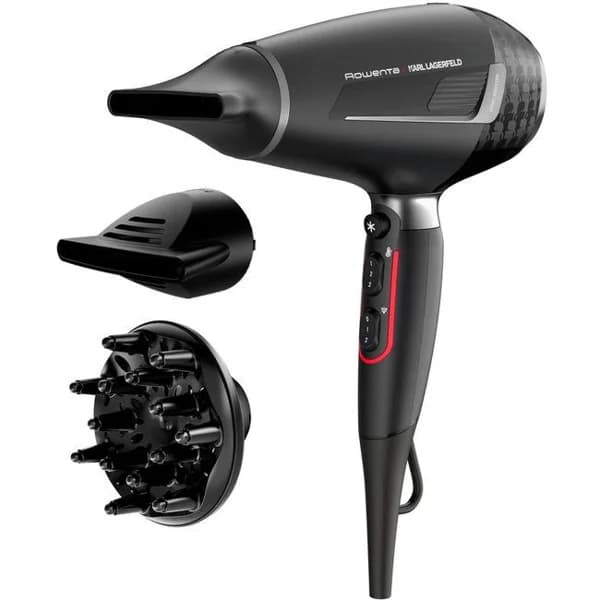Secador de pelo, 2200W, Pro Stylist Karl Lagerfeld CV887 ROWENTA - 1 ud - Imagen del producto en Findit