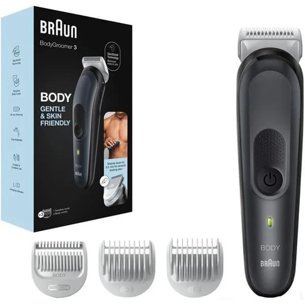 Afeitadora corporal Bodygroom BG3350 BRAUN - 1 ud - Imagen del producto en Findit