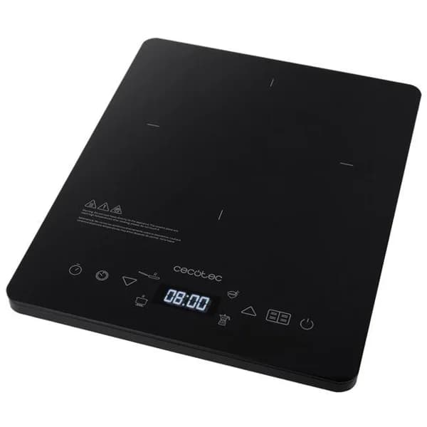 Placa de inducción portátil, 2000W, Full Crystal Onyx CECOTEC - 1 ud - Imagen del producto en Findit