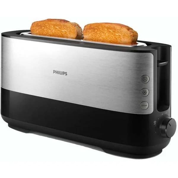 Tostador inox, ranura extralarga, 950 W, HD2692/90 Viva PHILIPS - 1 ud - Imagen del producto en Findit
