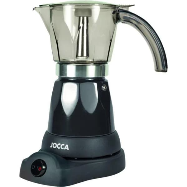 Cafetera italiana eléctrica negra, 6 tazas, 5449N JOCCA - 1 ud - Imagen del producto en Findit
