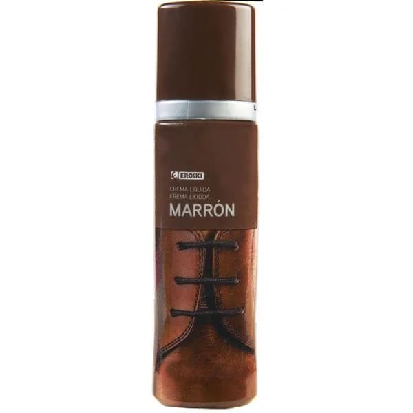 Crema líquida marrón para calzado EROSKI, aplicador 1 ud - 1 ud - Imagen del producto en Findit