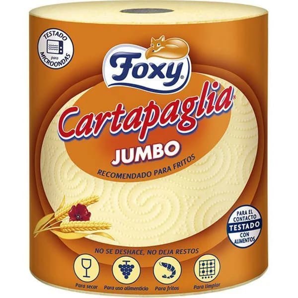 Papel de cocina Cartaplagia FOXY, paquete 1 rollo - 1 ud - Imagen del producto en Findit