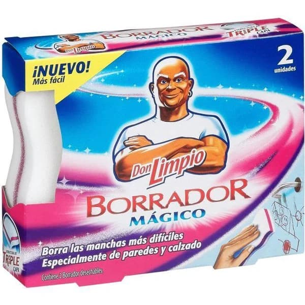 Borrador mágico DON LIMPIO, pack 2 uds - 1 ud - Imagen del producto en Findit